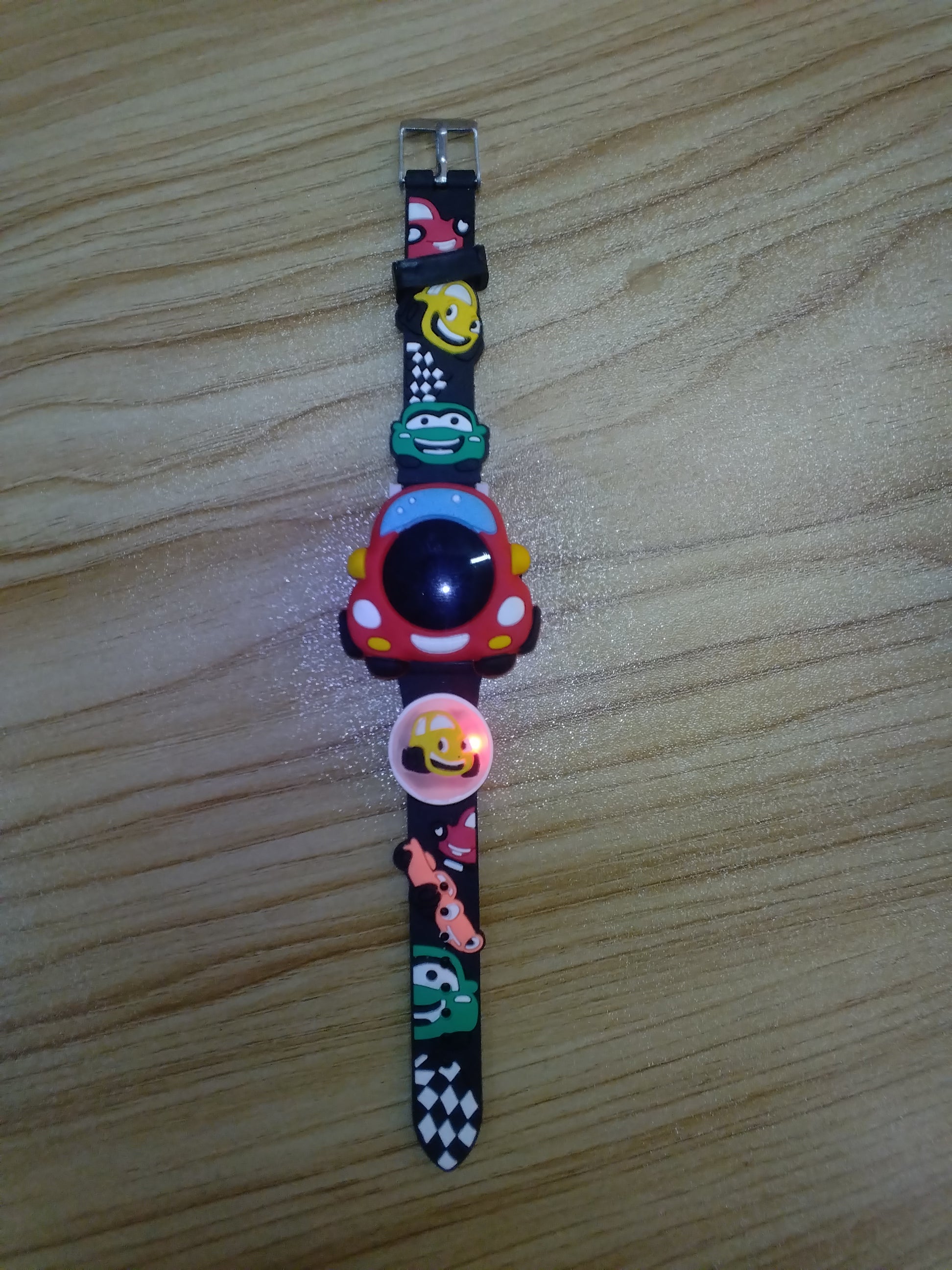 KW02 Kids Cartoon Silicone Strap Watch