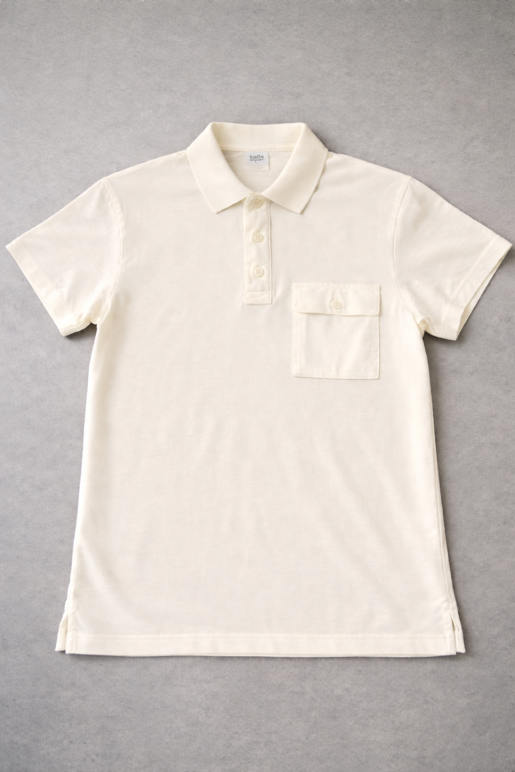 GATSBY Mens Polo T-shirt Cream Off-White 2009