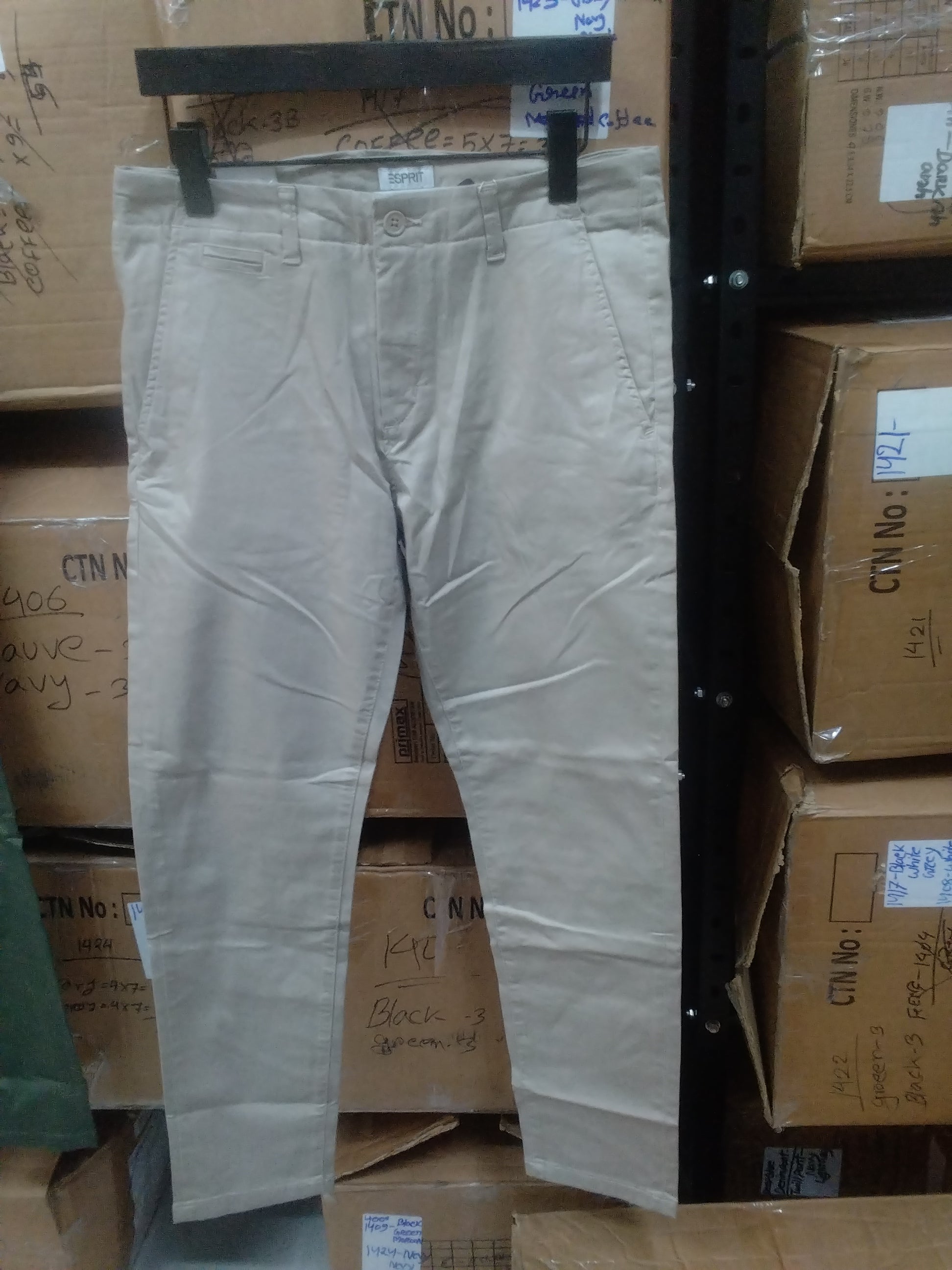 GATSBY Mens Twill Pant Esprit Cream 4059