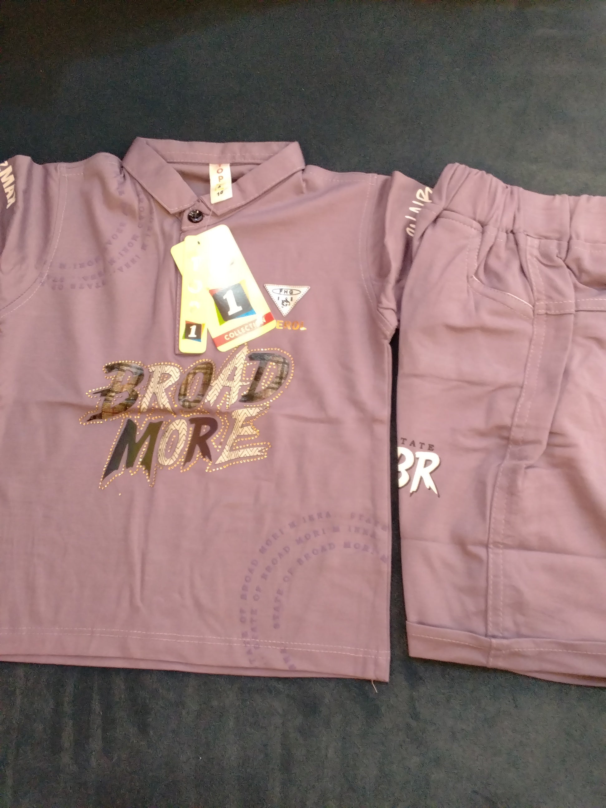 Boys Polo T-Shirt & Shorts Set 266