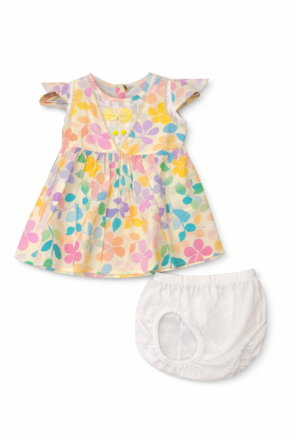 Baby Girls Elegant Embroidered Dress 246