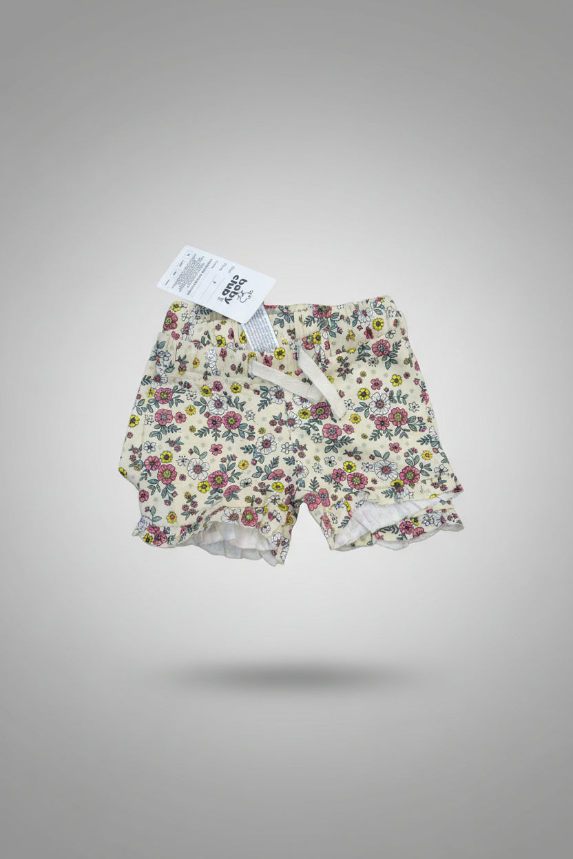 Girls Rainbow Print Cotton Shorts 1604