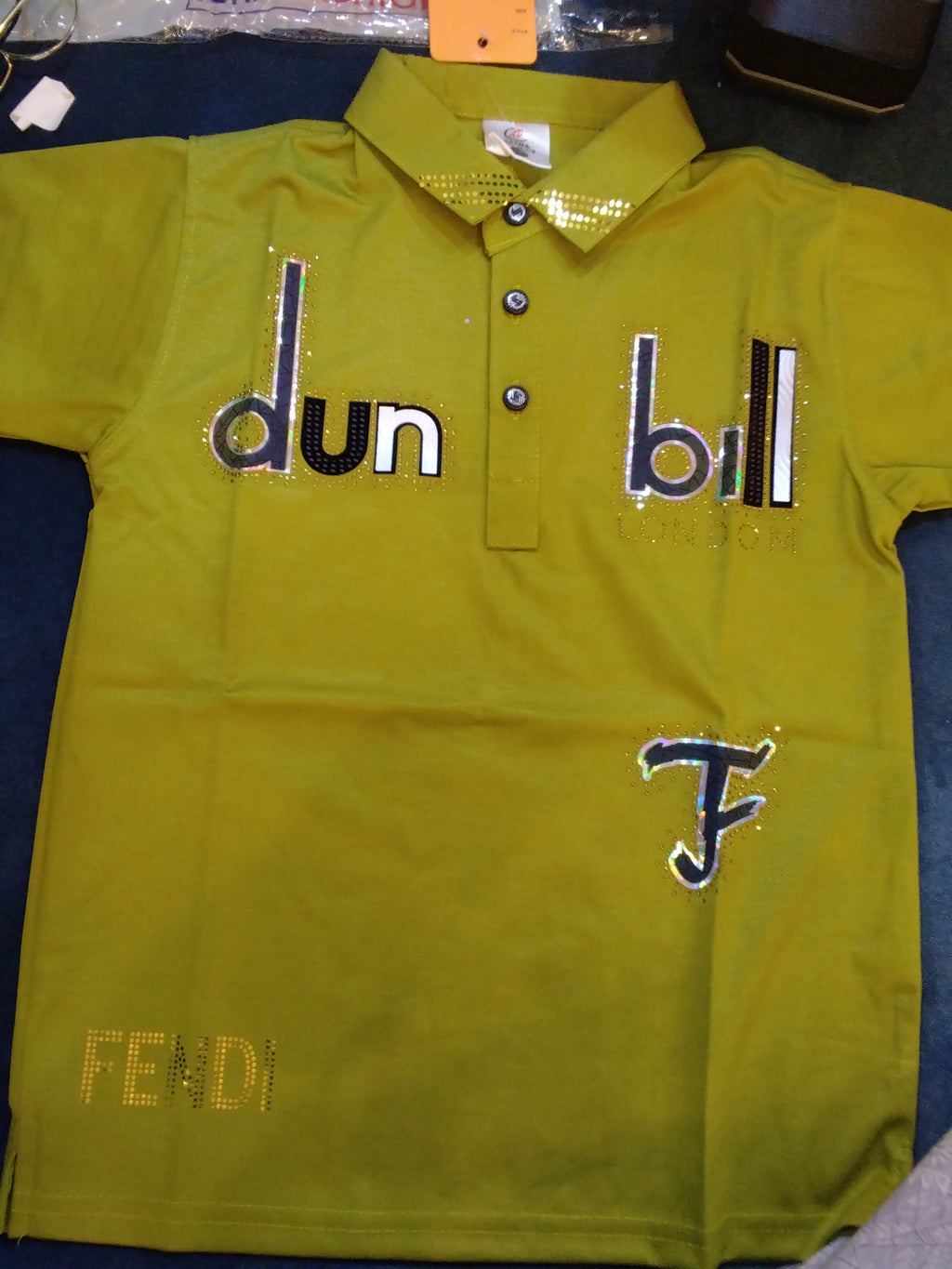 Kids Premium Polo T-Shirt – Dun Bill Printed Design 246