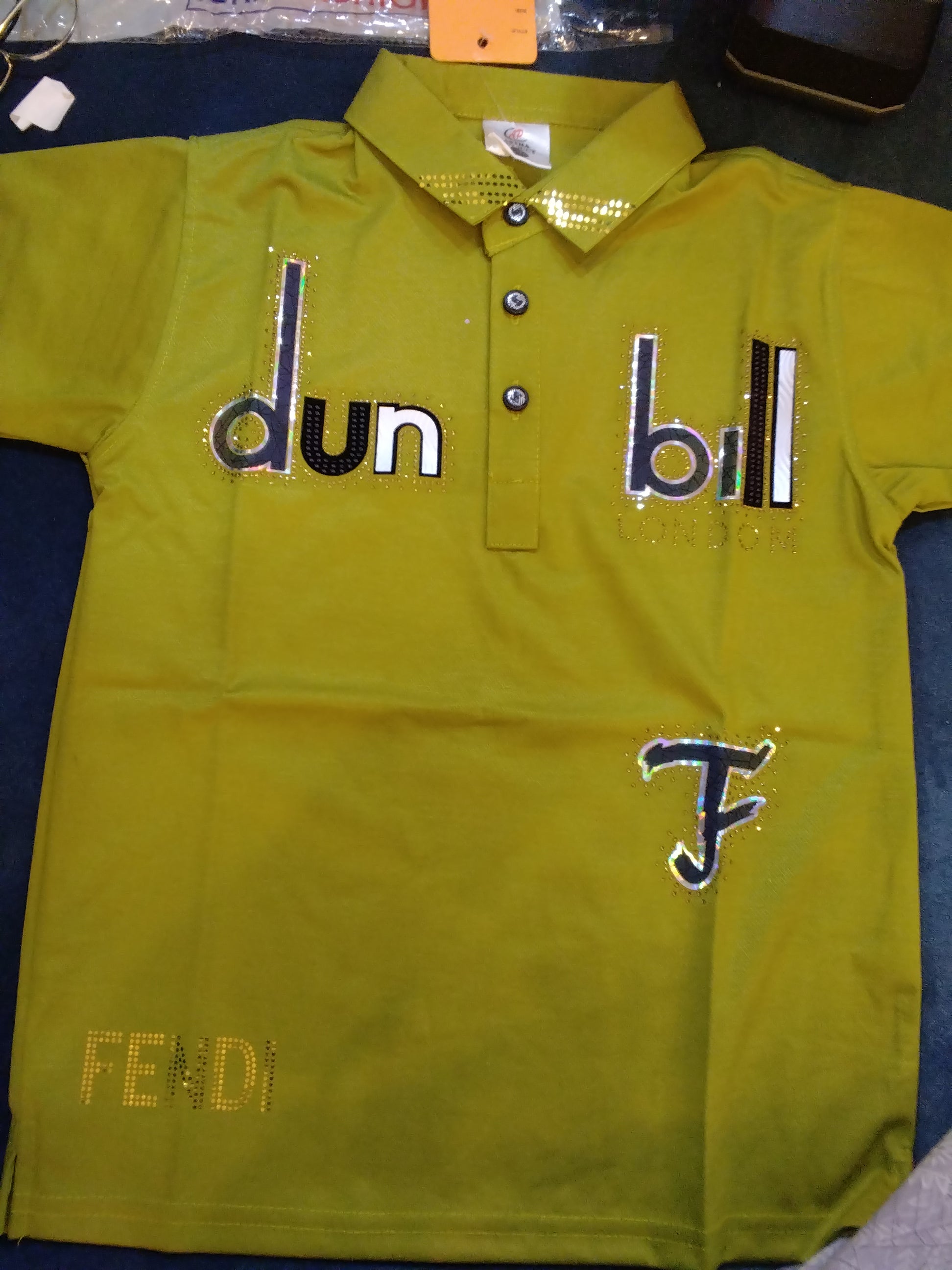Kids Premium Polo T-Shirt – Dun Bill Printed Design 246