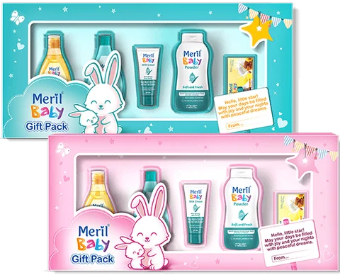 Meril Baby Complete Care Gift Pack – Soft & Fresh Baby Essentials Set