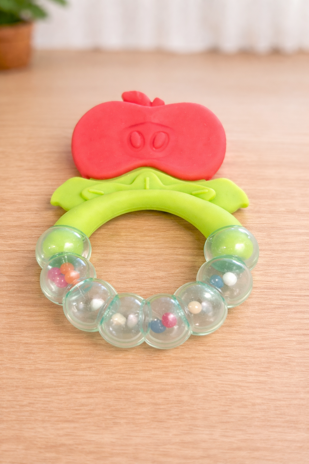Baby Fruit Shape Teether with Beads