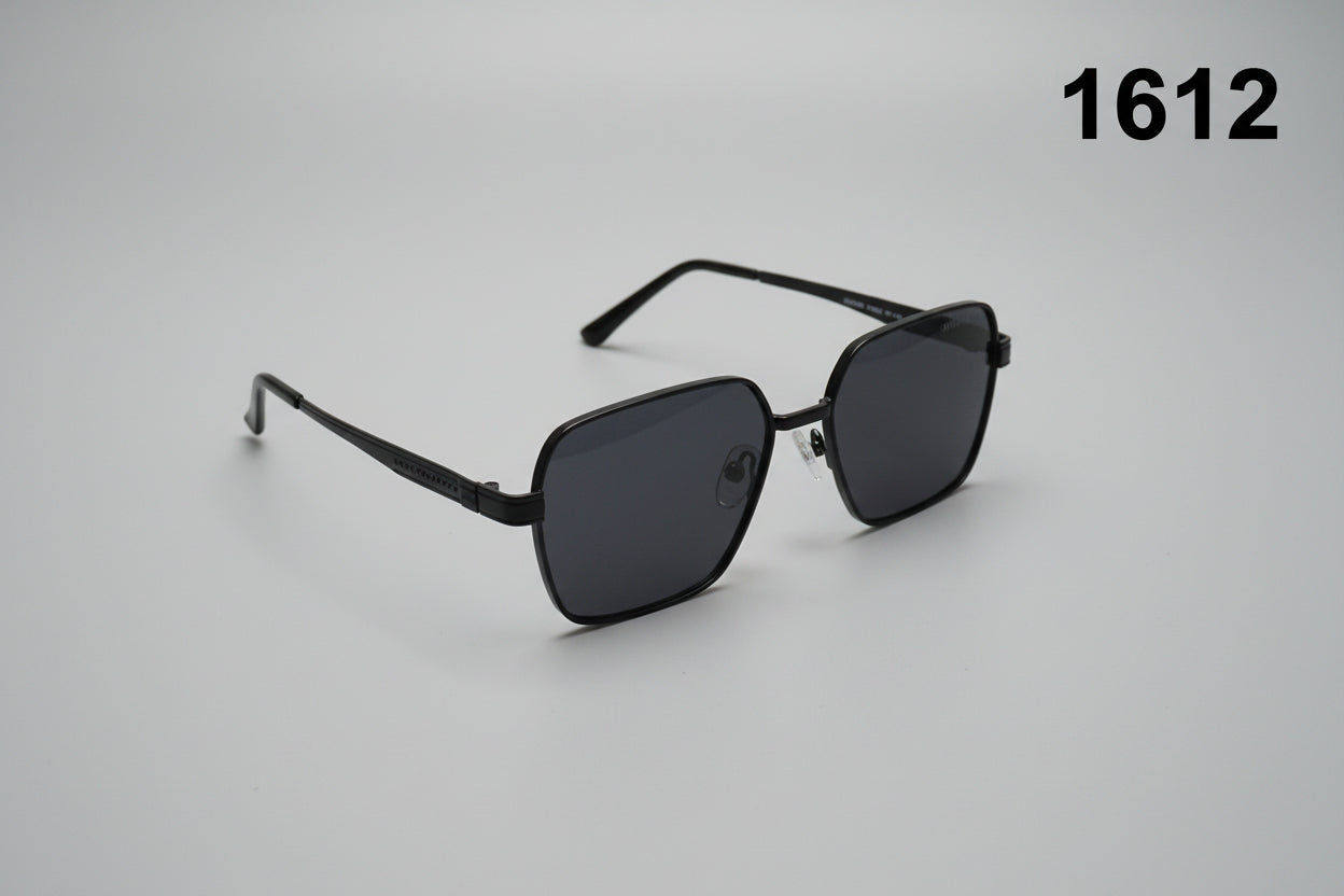 Classic Matte Square Frame Sunglasses 1612