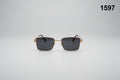 Classic Matte Square Frame Sunglasses 1597