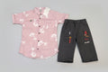 Kids Premium Floral Print Shirt & Pant Set 402