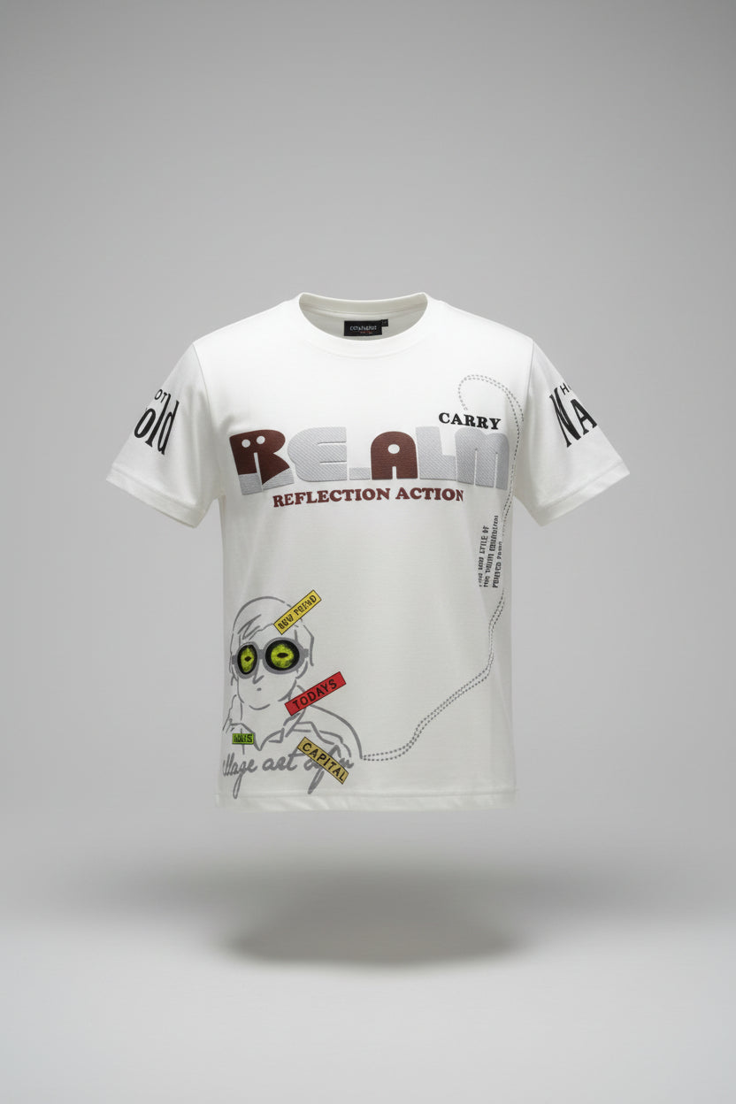 REALM Reflection Action Graphic T-Shirt – Urban Statement Edition 249