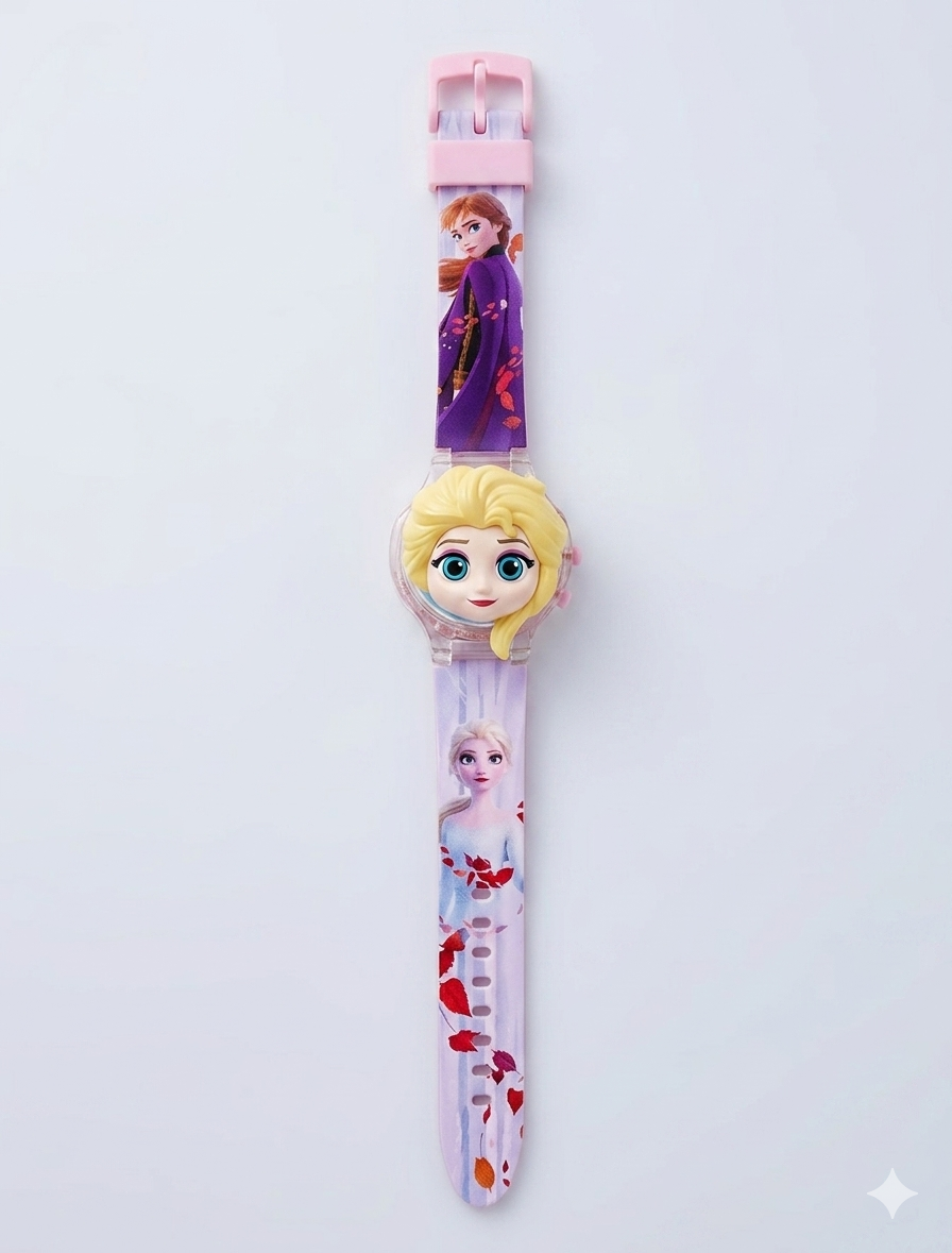KW 31 Kids Cartoon Silicone Strap Watch