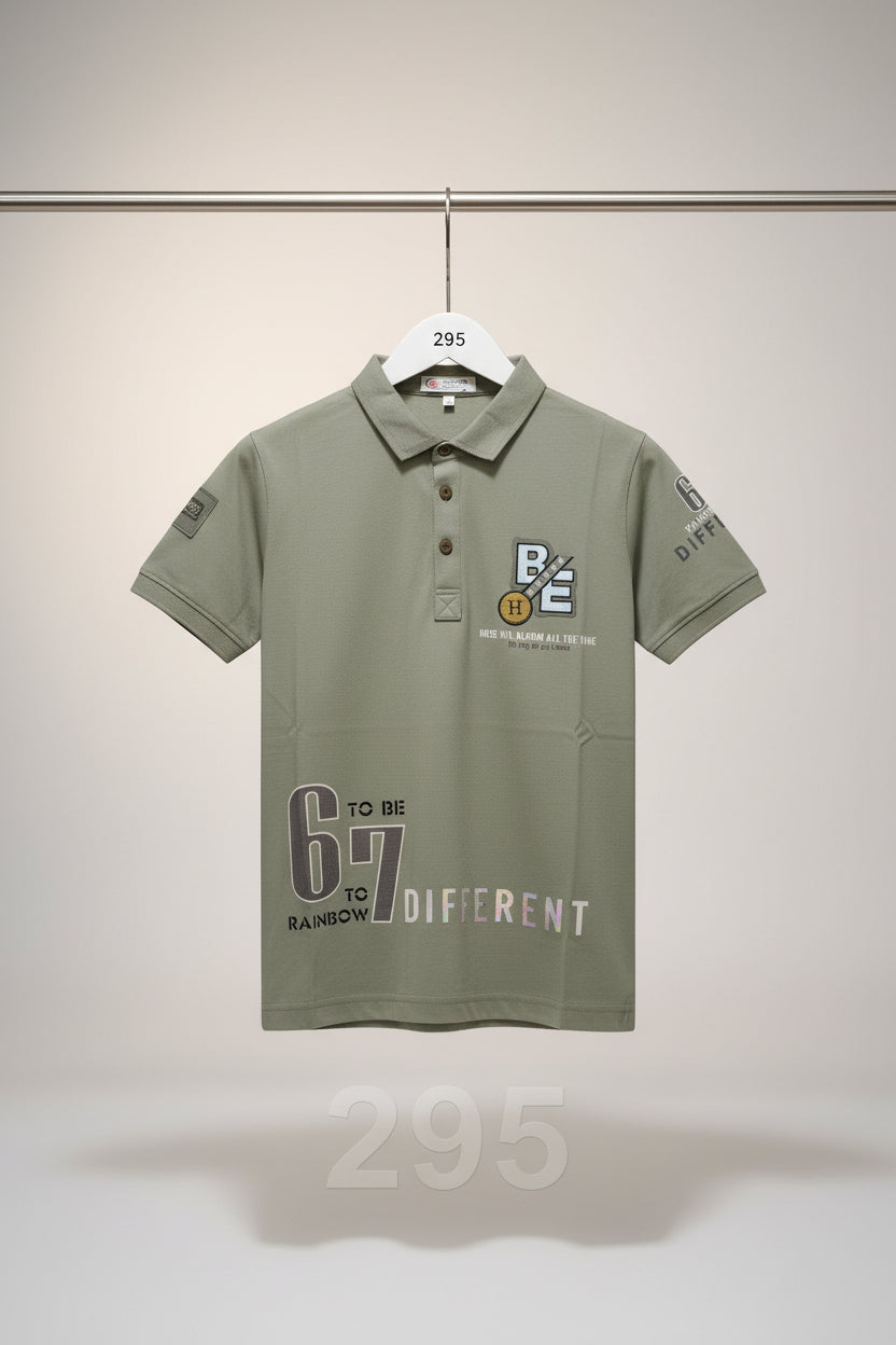 Men’s Printed Polo T-Shirt – “67 To Be Different” Edition 295