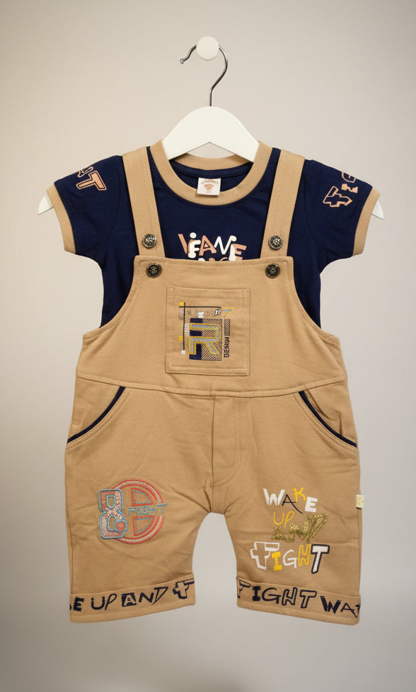 Boys Dungaree Shorts Set 127