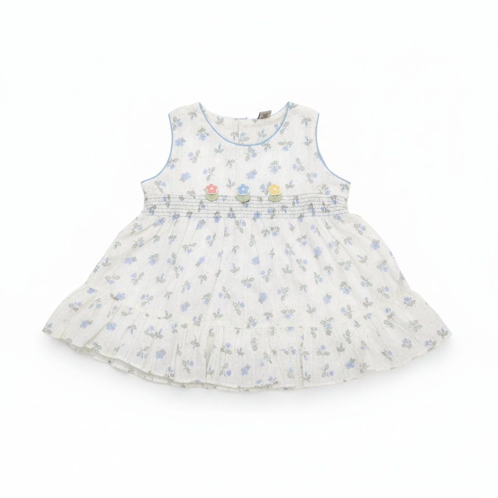 Baby Girls Elegant Embroidered Dress 243