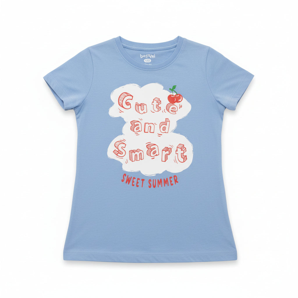 Premium Kids Cotton T-Shirt – Boys & Girls Casual Graphic Tee 2062