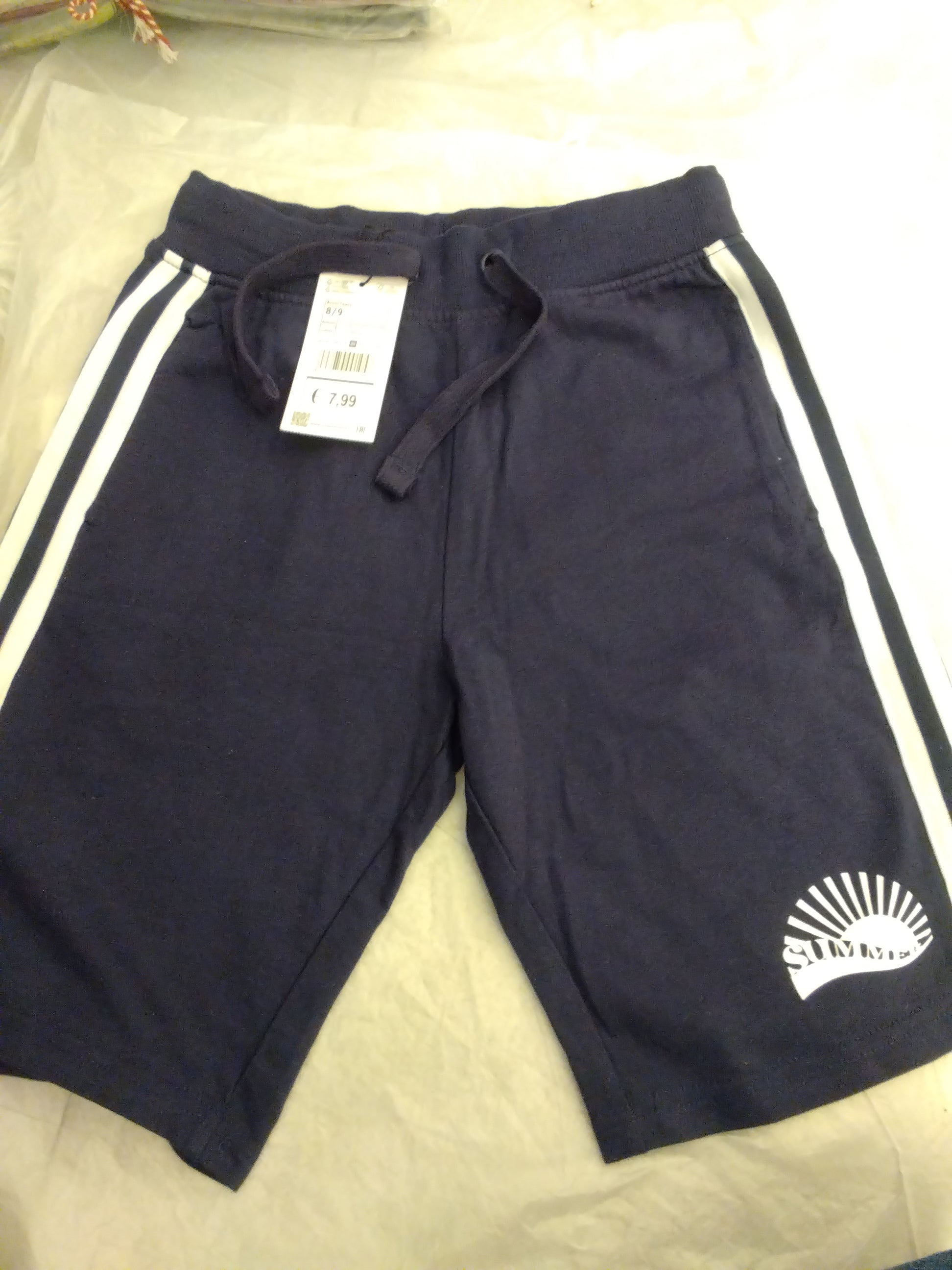 Men’s Charcoal Casual Knit Shorts with Drawstring 2318