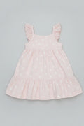 Girls Bird & Floral Printed Dress 3324