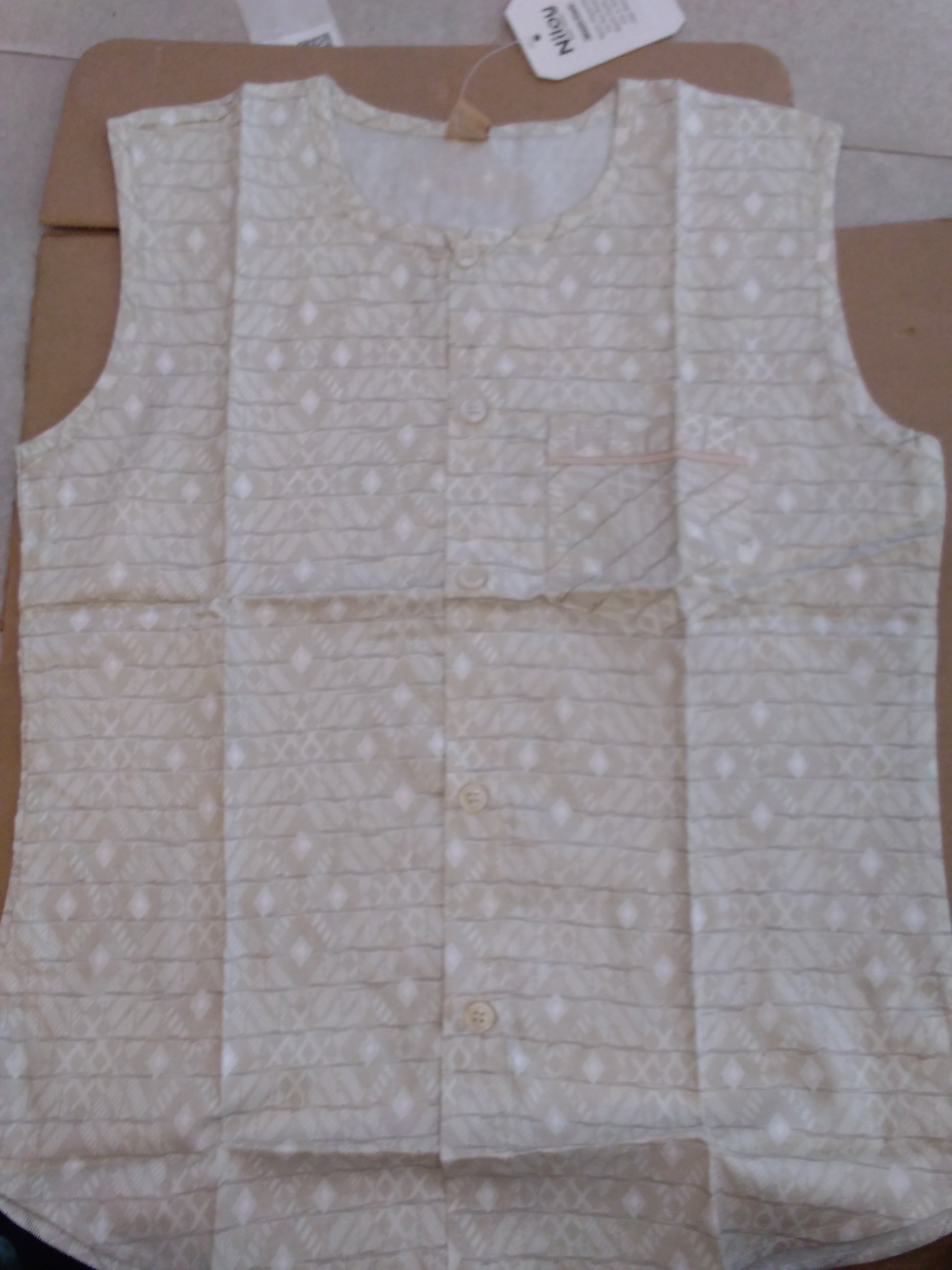 Boys Classic Diamond Pattern Ethnic Waistcoat 174