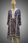 Girls Floral Ruffle Sleeve Party Dress 947