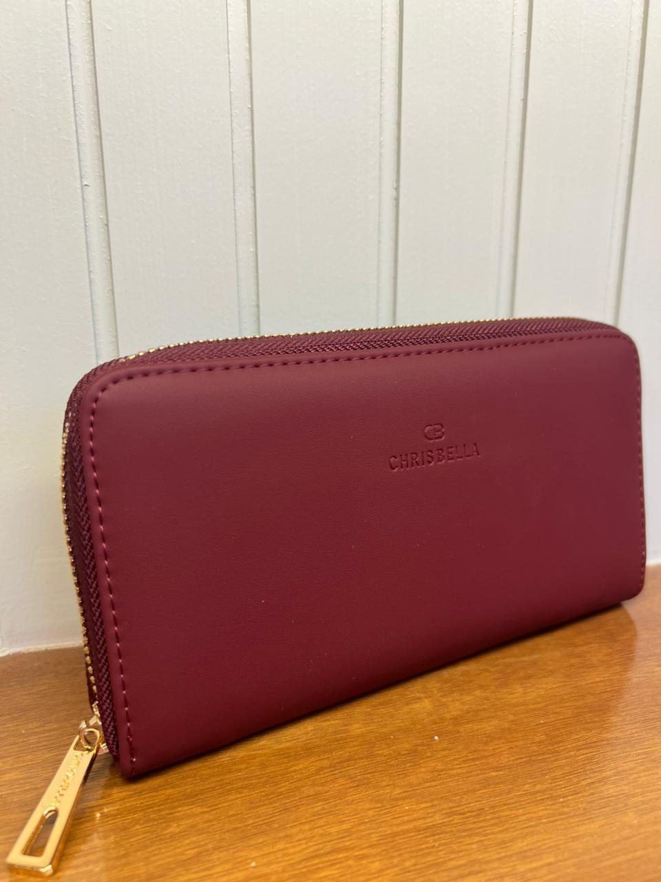 Women’s Elegant Handbag Set with Long Strap & Matching Mini Wallet