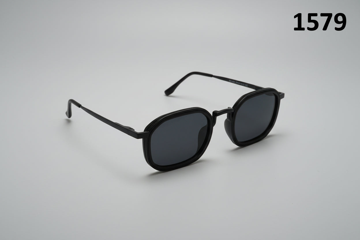 Classic Matte Square Frame Sunglasses 1579