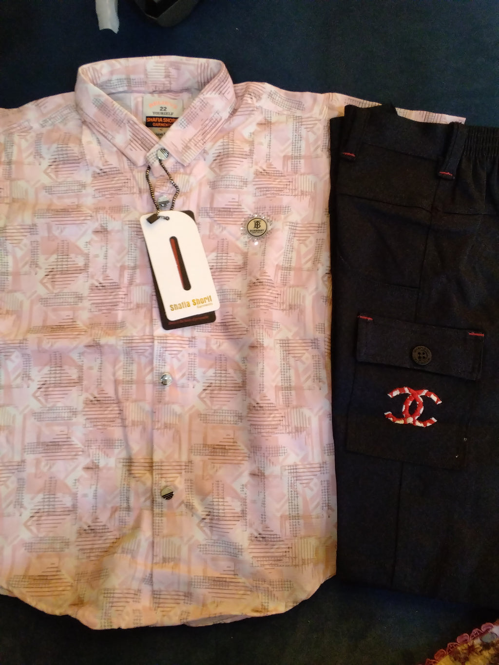 Boys' Formal 4-Piece Waistcoat & Trousers Suit Set with Bow Tie 238