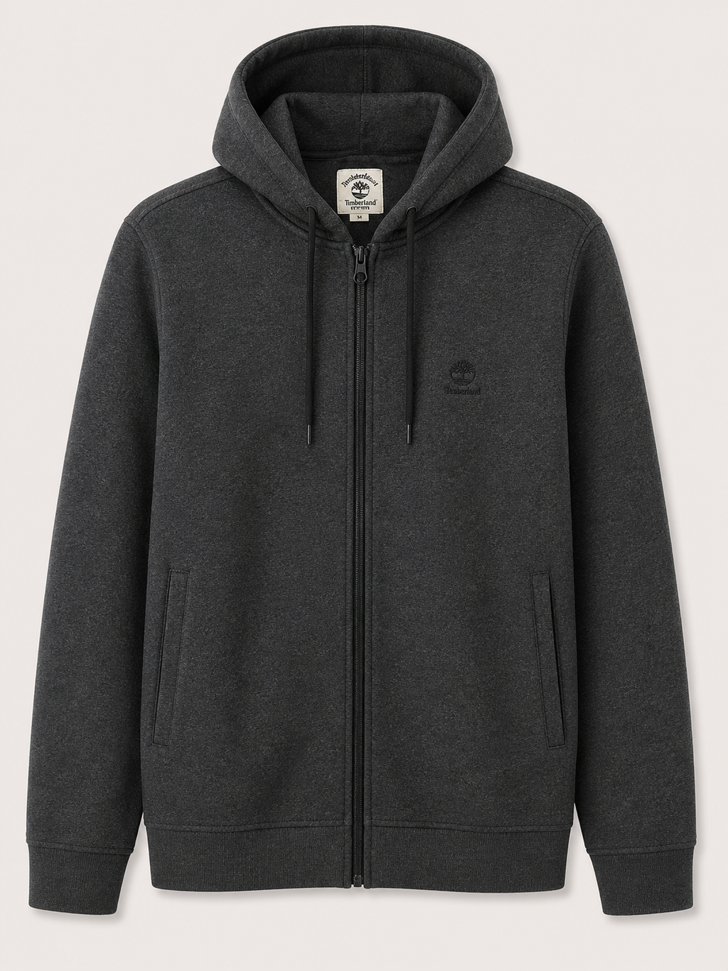 GATSBY Mens Hoodie (Full-Zipper) P. Club – BLACK