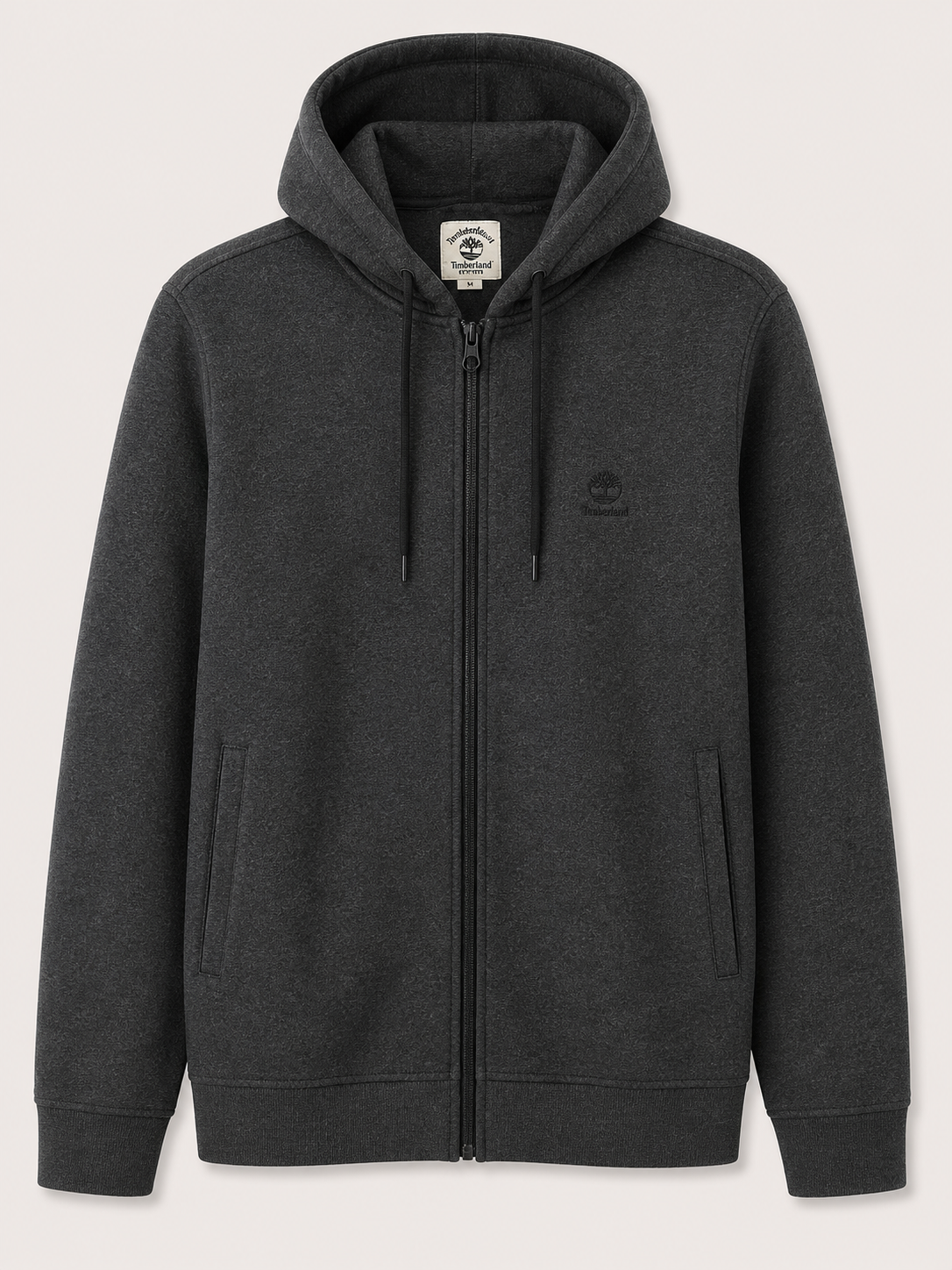 GATSBY Mens Hoodie (Full-Zipper) P. Club – BLACK