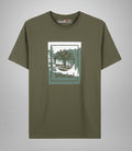 Mens Premium Olive Green T-SHIRT 027
