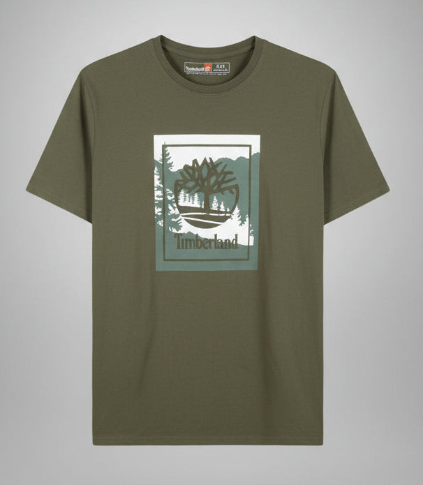 Mens Premium Olive Green T-SHIRT 027