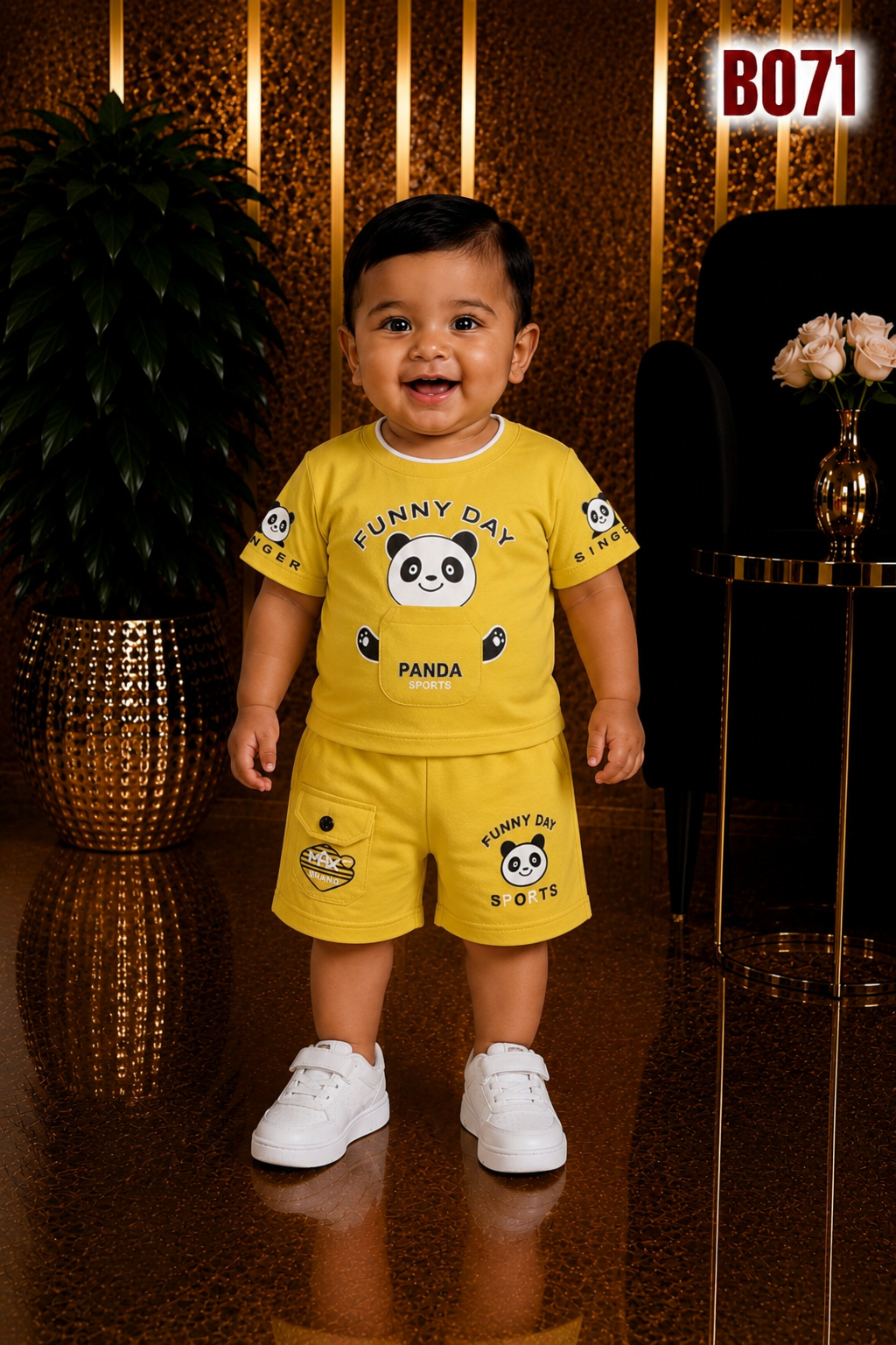Baby Boys T-Shirt & Shorts Set-BO71
