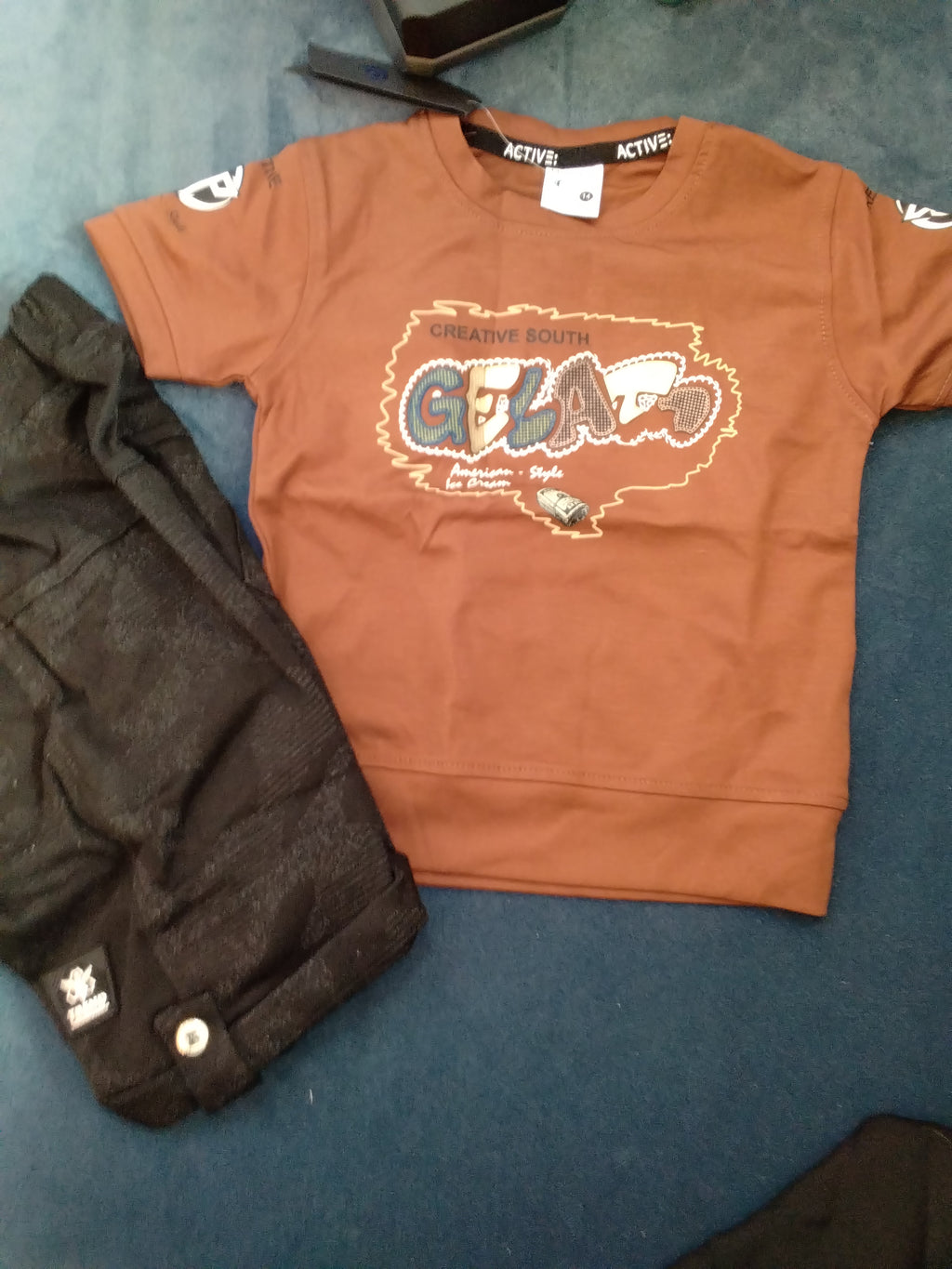 Kids Printed Sweatshirt & Joggers Set – Creative South GELAT Co-Ord.440.