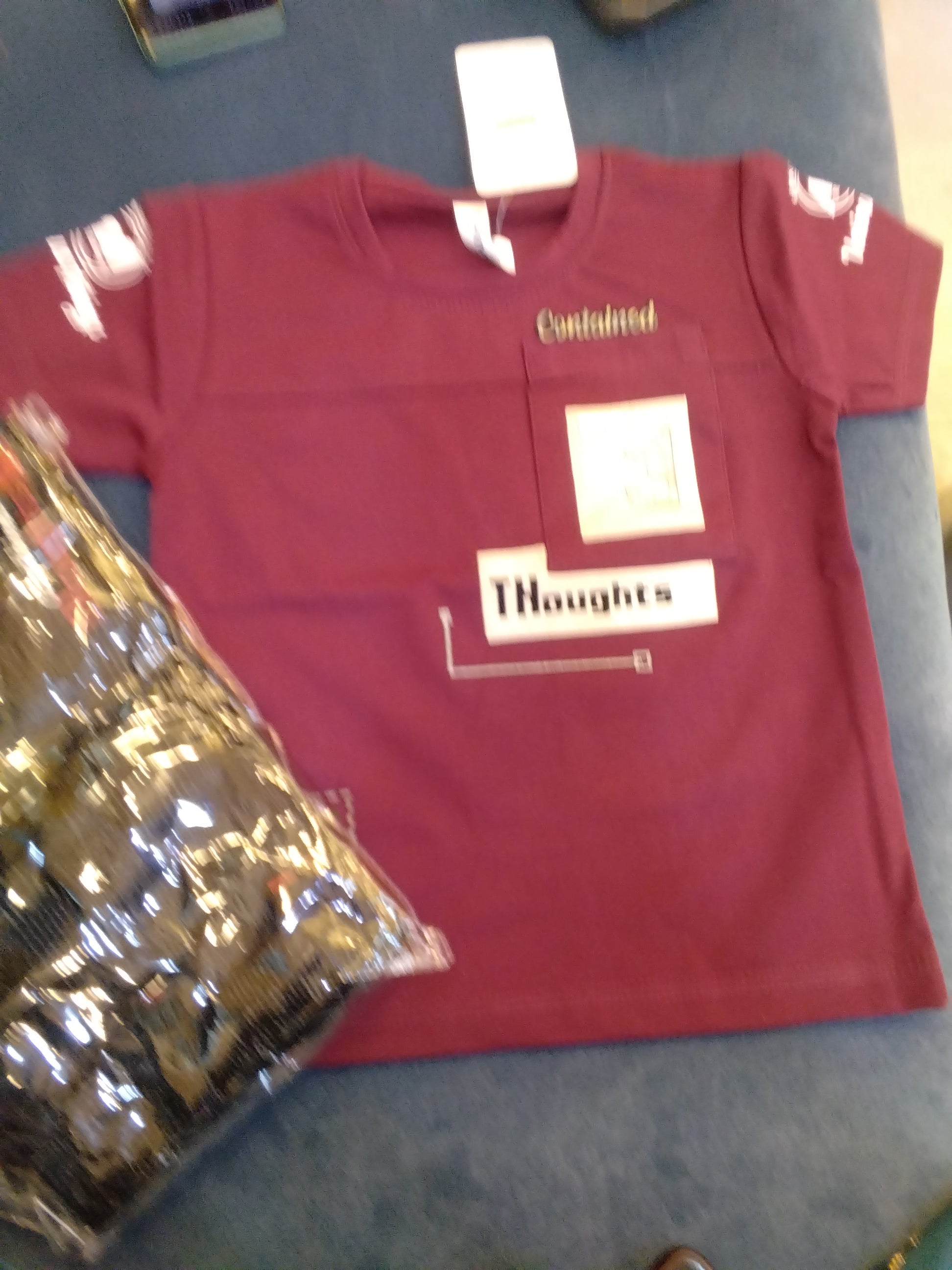 Kids Printed T-Shirt & Shorts Set – “Contained Thoughts” Design.262.