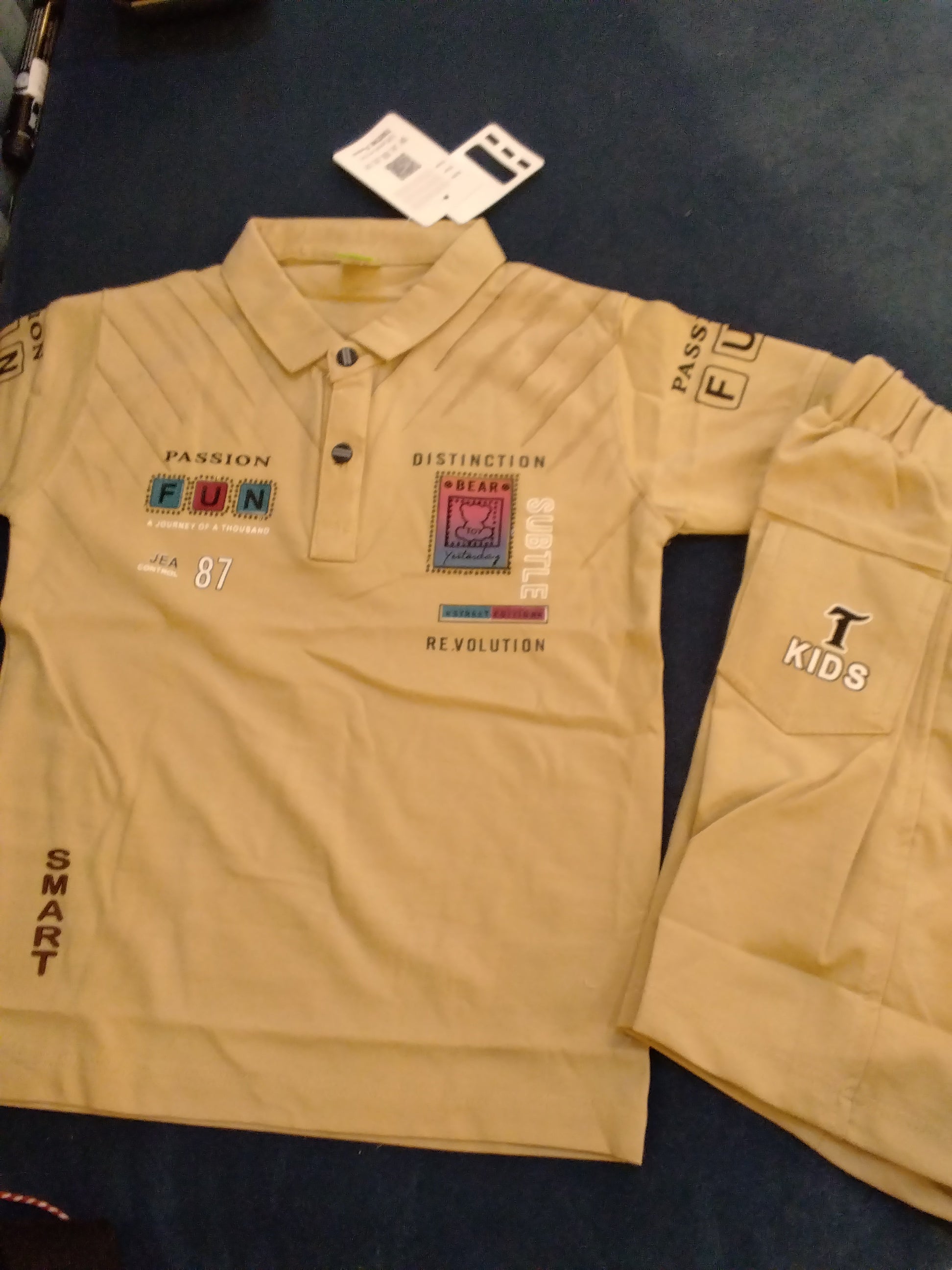 Boys Polo T-Shirt & Shorts Set 323