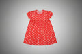 Girls Red Polka Dot Short Sleeve Jumpsuit