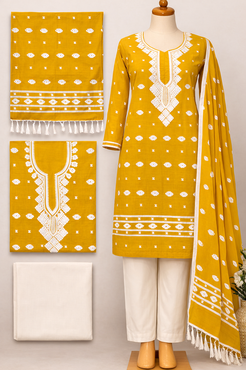 Half Silk Three Piece ST30