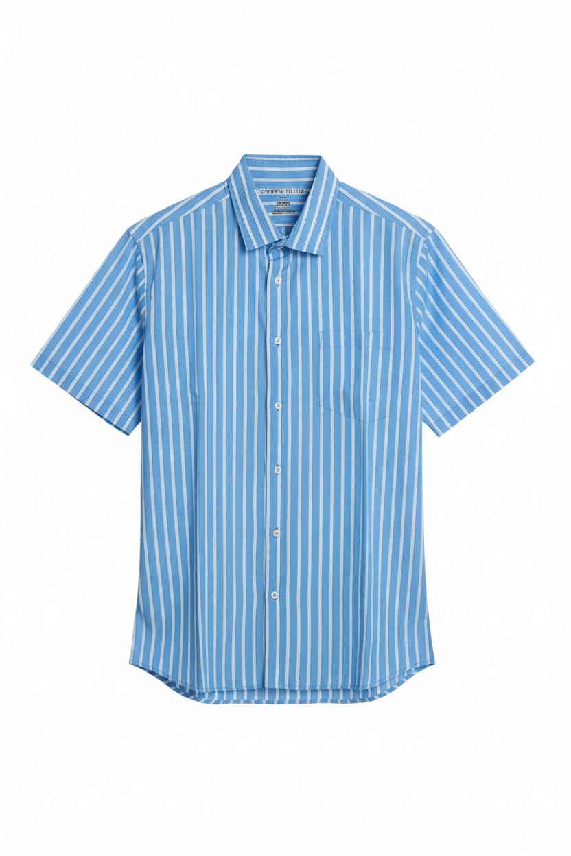 GATSBY Men's S/S Shirt_ Perry Ellis Cheak PR 4044