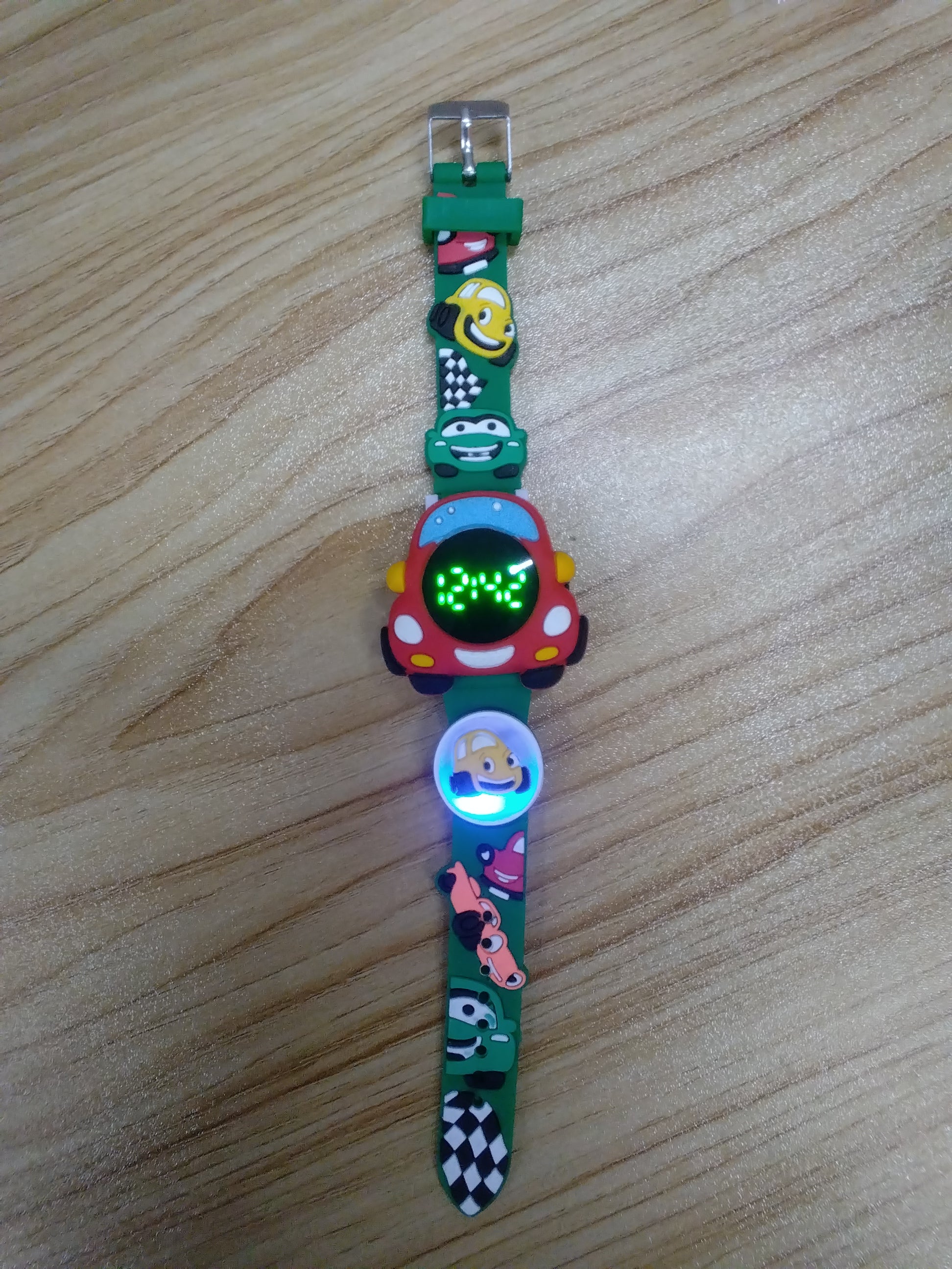 KW12 Kids Cartoon Silicone Strap Watch