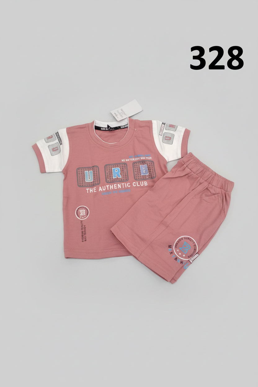 Ecko Unltd. Kids' Two-Piece Set URB Graphic Tee Matching Shorts 328