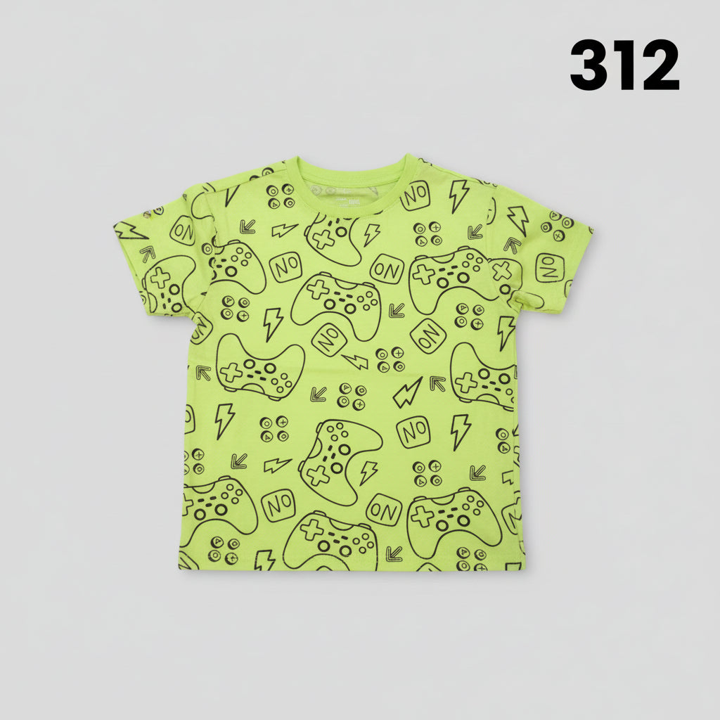 Premium Kids Cotton T-Shirt – Boys & Girls Casual Graphic Tee 3129