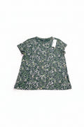 Girls  Floral Graphic Casual T- Shirt Dress 2105