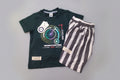 Kids Cotton T-Shirt & Shorts Set – Cycling Print (2 Pcs Set)329