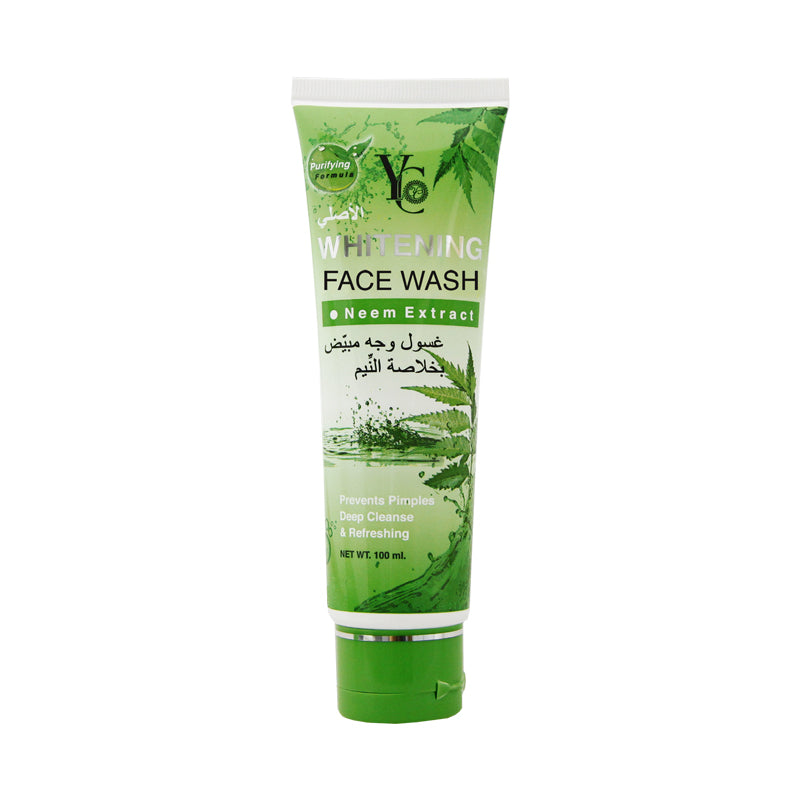 YC Whitening Face Wash with Neem Extract – Deep Clean & Oil Control (100ml)
