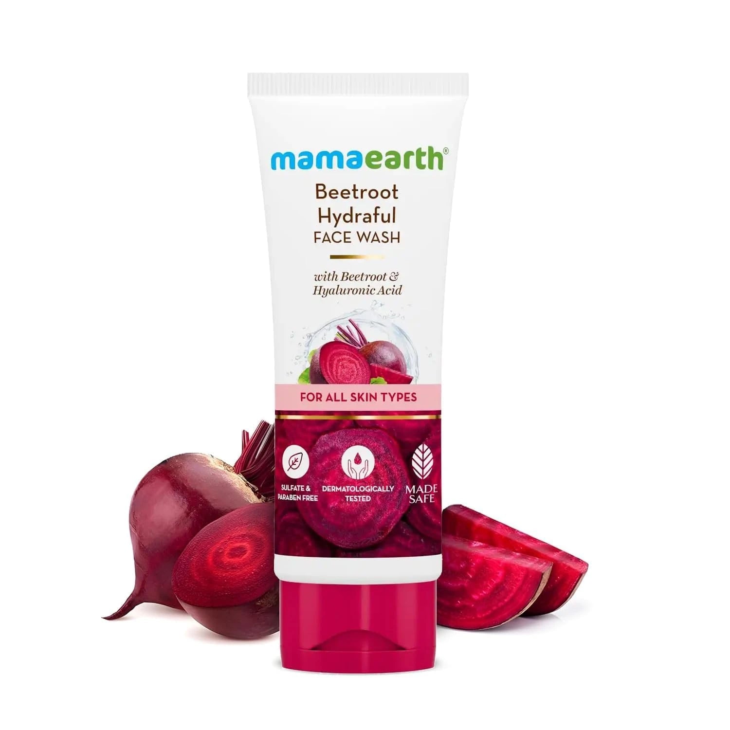 Mamaearth Skincare Trio – Beetroot Hydraful Face Wash + Multani Mitti Face Wash + Vitamin C Face Wash (100ml Each)