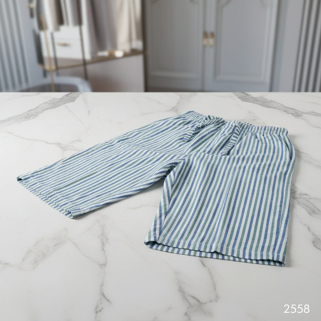 Boys Premium Cotton Stripe Shorts-C26