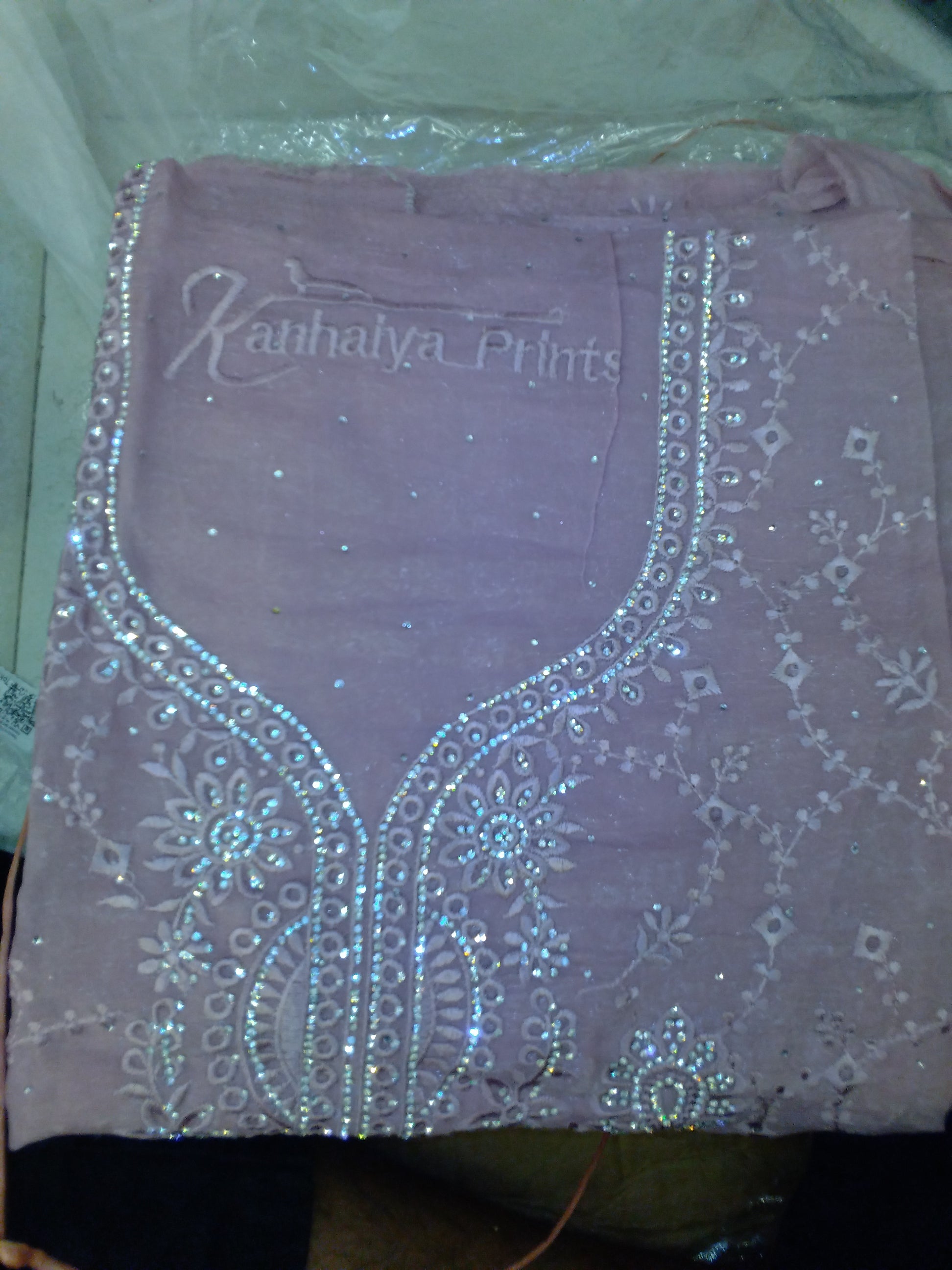 Premium Embroidered Stone-Work Ethnic Kurti (Multi-Color Variants) 005