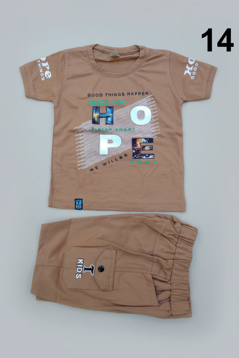 Boys Summer Outfit Set / Boys T-Shirt & Shorts Set...14..