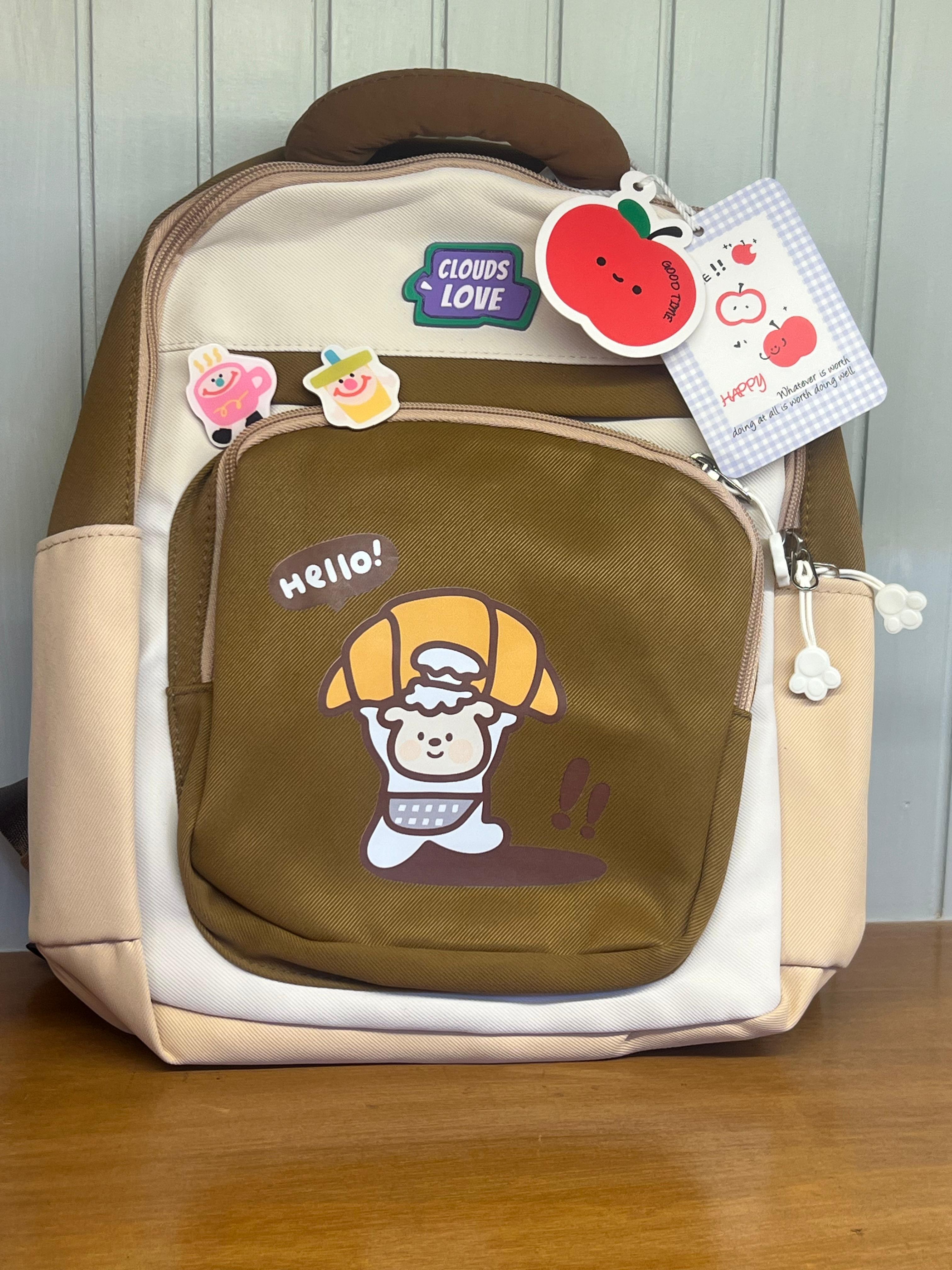 The "Bready or Not" Bear & Croissant Daypack