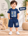 Premium Boys Graphic T-Shirt & Shorts Set-BO141