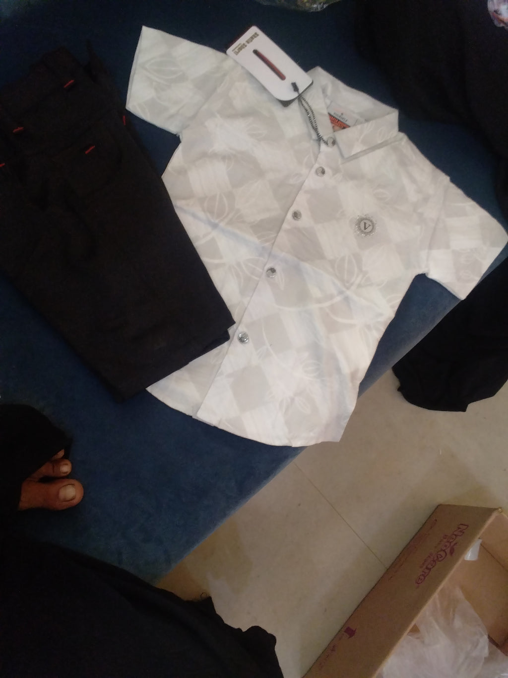 Kids Premium Printed Shirt & Pant Set  385